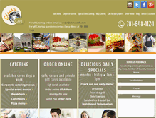 Tablet Screenshot of elenascafe.com